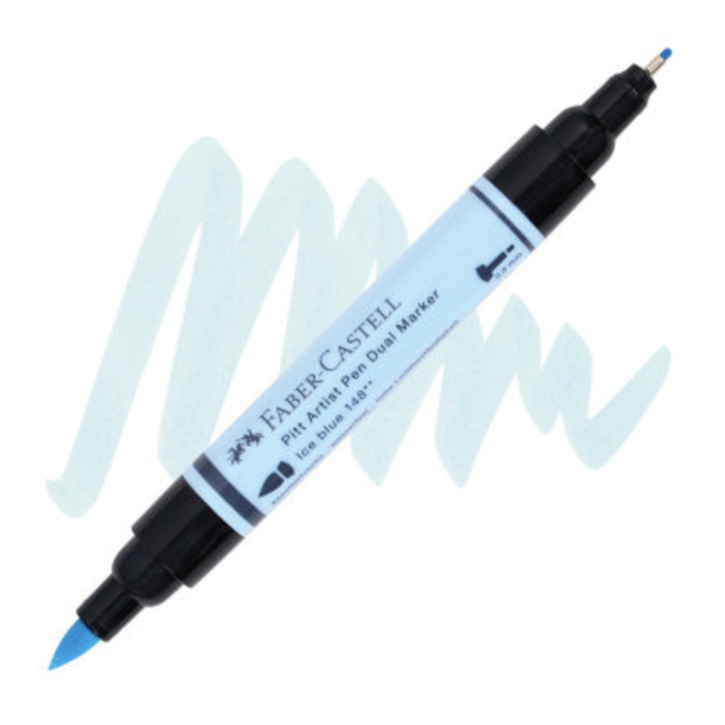 Faber Castell Pitt India Ink Dual Marker - 148 Ice Blue