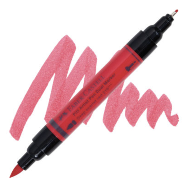 Faber Castell Pitt Artist Pen 219 Dual Marker Deep Scarlet Red