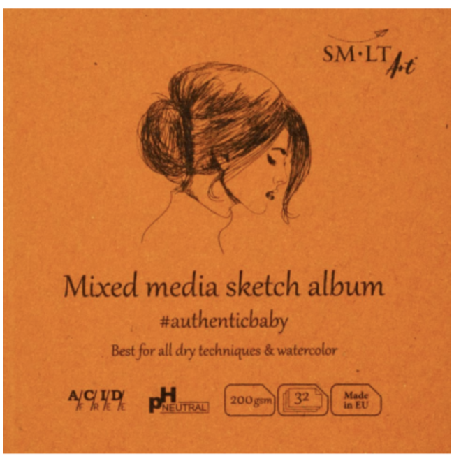 Smlt Sm-Lt Art Mixed Media Sketch Album