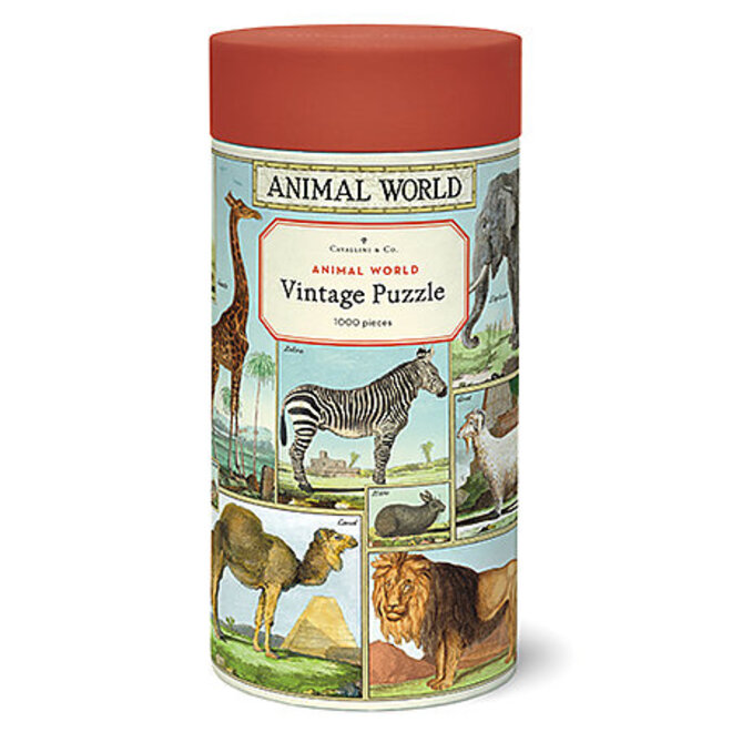 Cavallini & Co Animal World 1,000-Piece Puzzles