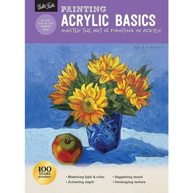 How to Draw and Paint Series Books, Acrylic Basics, 32 Pages