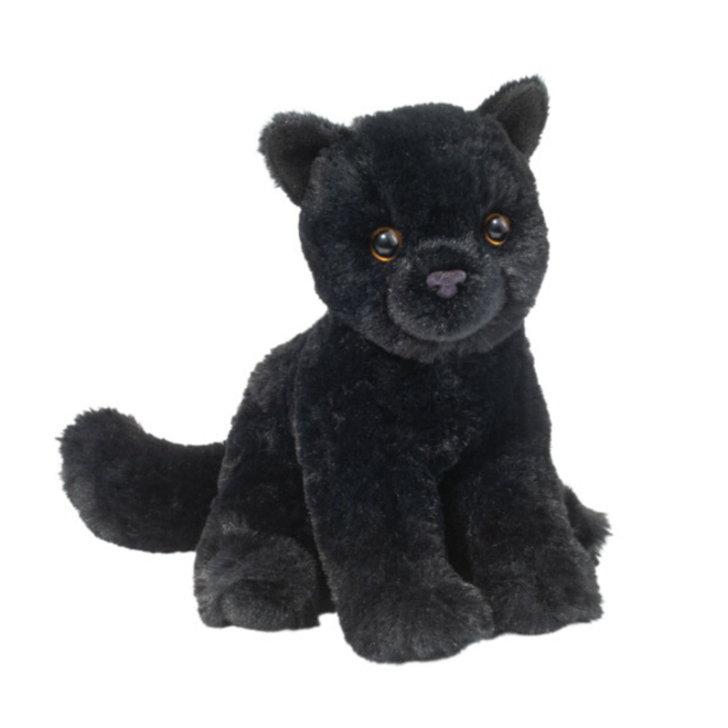 Douglas Cuddle Toy Plush Corie Black Cat Mini Soft 6"