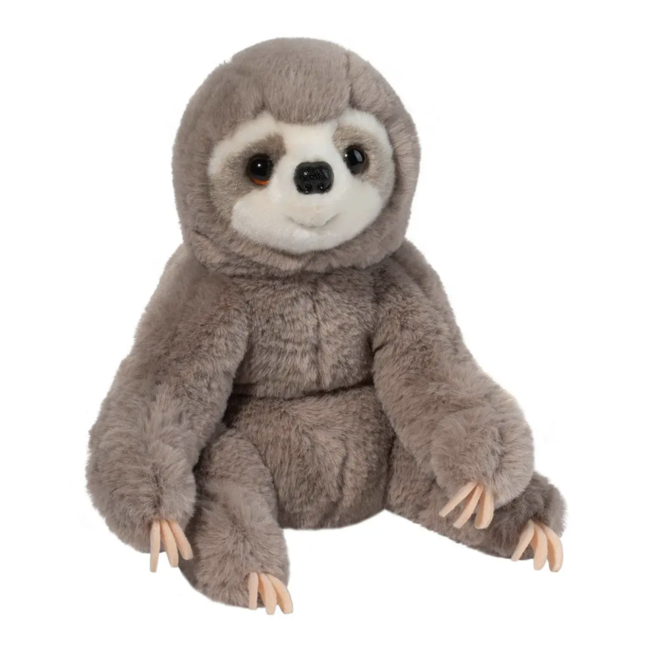 Douglas Cuddle Toy Plush Lizzie Sloth Soft (Taupe)