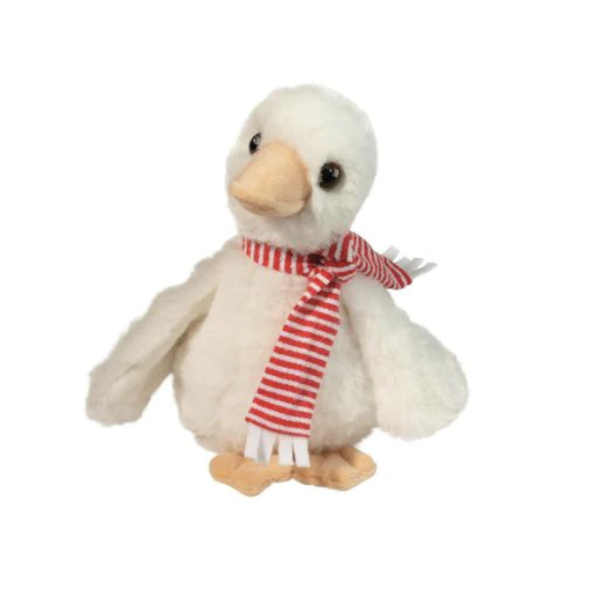 Douglas Cuddle Toy Plush Gussie Goose Mini Soft w/scarf