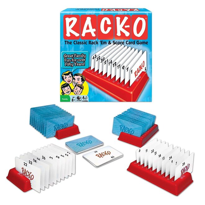 Rack-O - The Classic Rack 'Em & Score Card Game