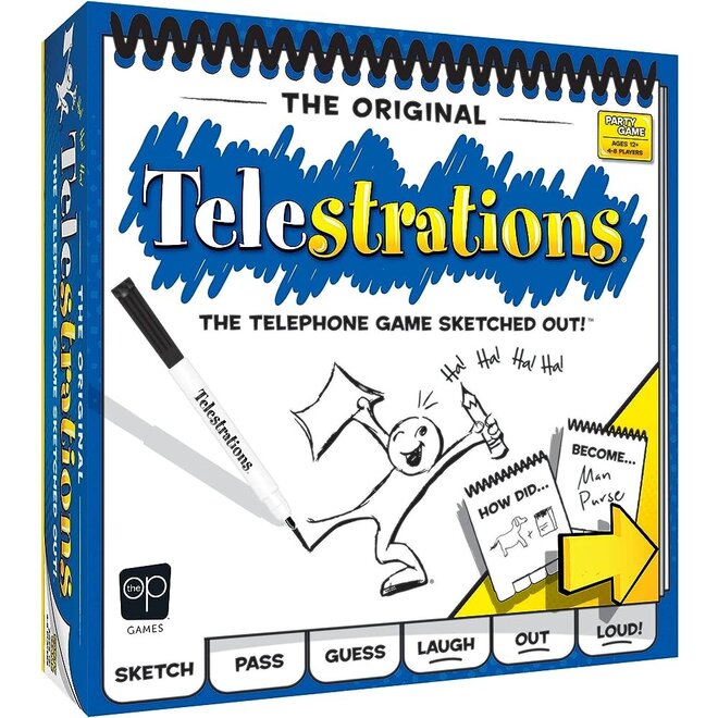 Telestrations The Original Telephone Game Sketched Out