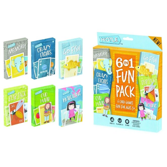 Hoyle 6-In-1 Card Games Fun Pack