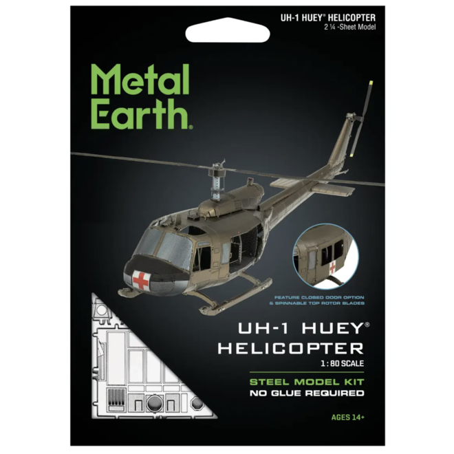 METAL EARTH 3D MODEL: UH-1 Huey