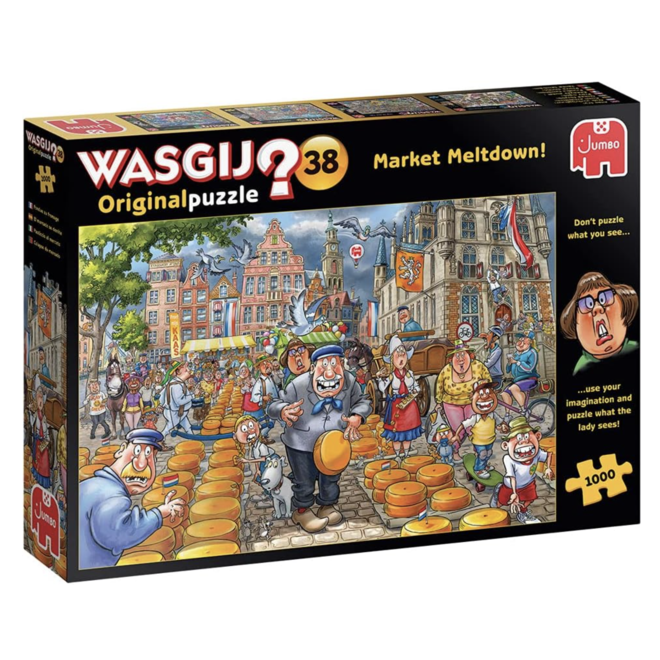 Wasgij Puzzle 1000Pc, Market Meltdown