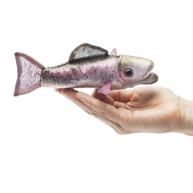 Folkmanis Mini Rainbow Trout Finger Puppet