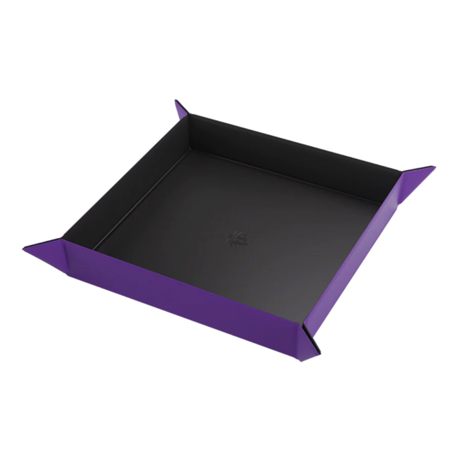 Gamegenic: Magnetic Dice Tray - Square: Black/Purple