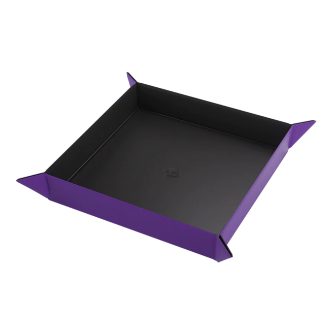 Gamegenic: Magnetic Dice Tray: Square: Black/Purple