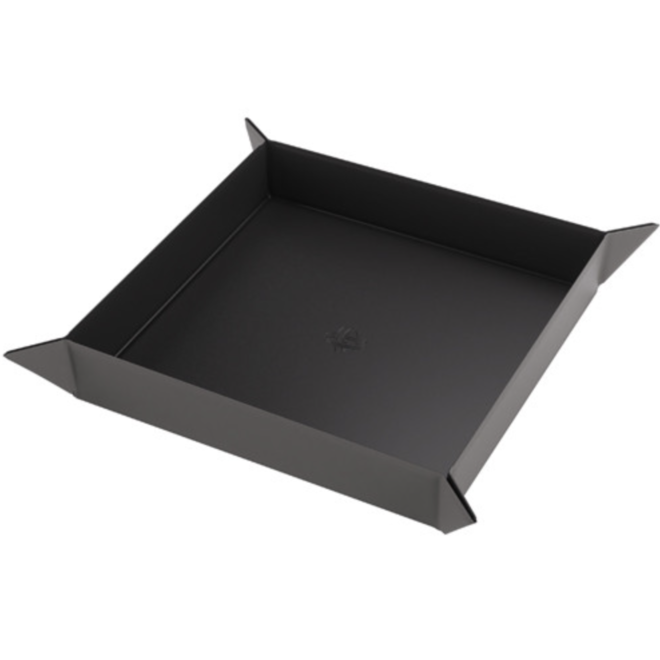 Gamegenic: Magnetic Dice Tray: Square: Black/Gray