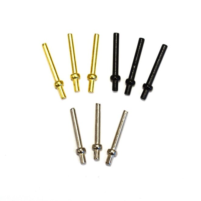 Set Of 9 Metal Cribbage Pegs