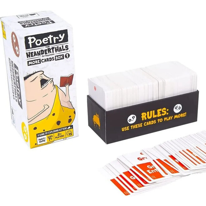 Poetry For Neanderthals: More Cards Box #1
