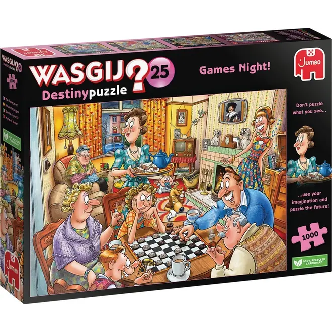 1000 Mcx, Wasgij Puzzle Destiny #25 Games Night!