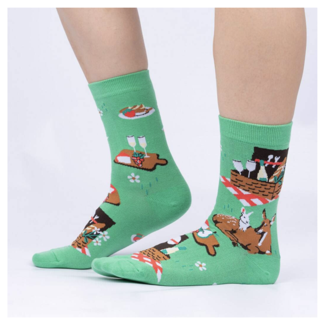 SOCK IT TO ME: WOMENS CREW SOCKS - Everyday Is A Picnic With You