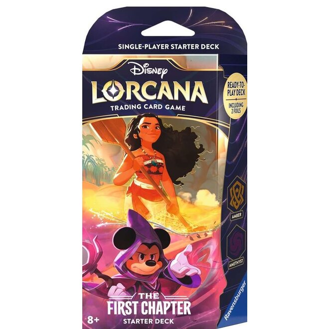 Disney Lorcana: The First Chapter: Starter Deck - Amber & Amethyst