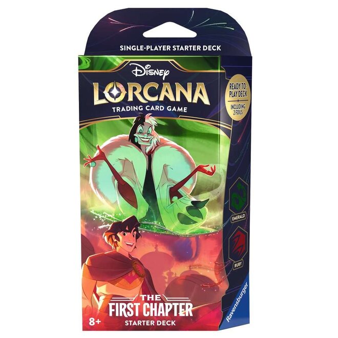 Disney Lorcana: The First Chapter: Starter Deck - Emerald & Ruby