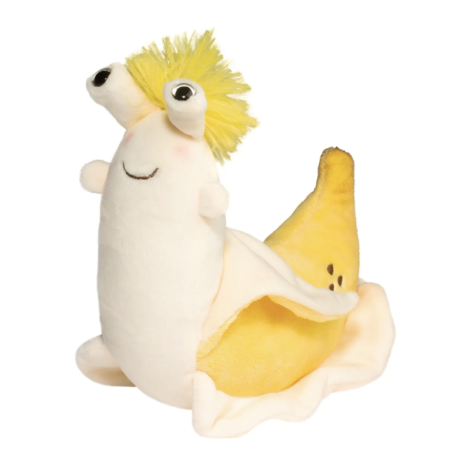 Douglas Cuddle Toy Plush Vinnie Banana Slug Macaroon