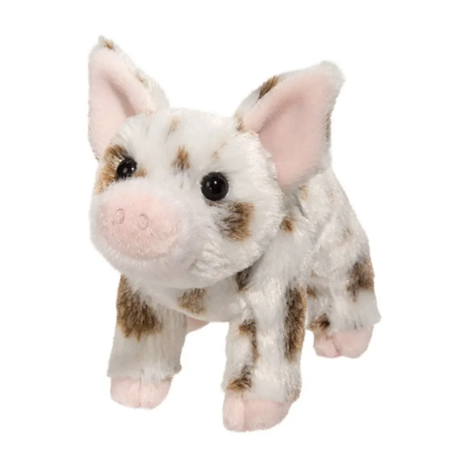 Douglas Cuddle Toy Plush Yogi Pig W/Brown Spots