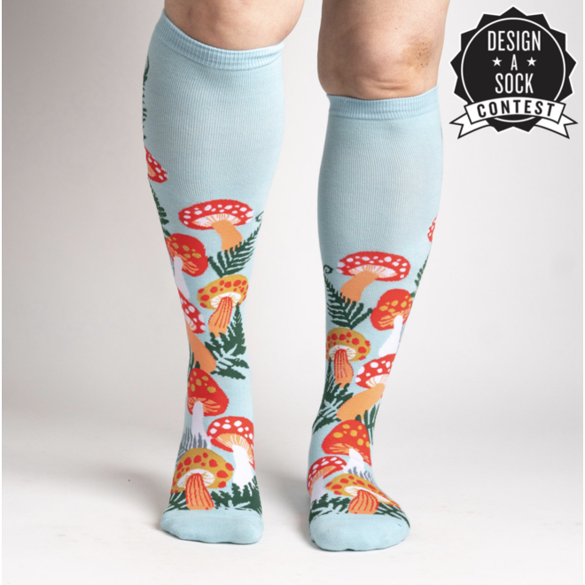 Sock It To Me - Knee High - Wonderland Mushrooms