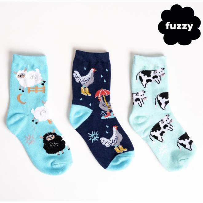 Sock it to Me: 3pk Junior Crew  You Can Count On Me