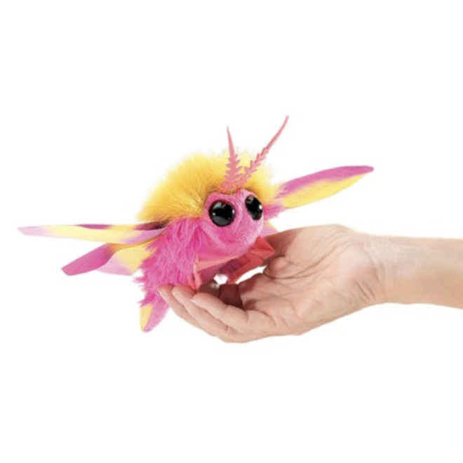 Folkmanis Finger Puppet - Mini Rosy Maple Moth