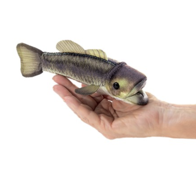 Folkmanis Finger Puppet - Mini Largemouth Bass