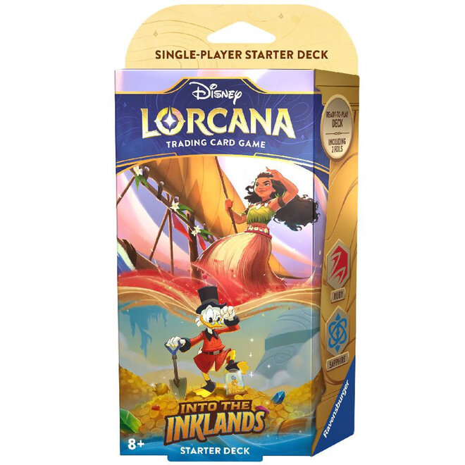 Disney Lorcana: Into the Inklands: Starter Deck: Sapphire & Ruby