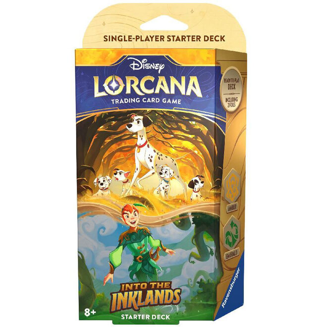 Disney Lorcana: Into the Inklands: Starter Deck: Amber & Emerald
