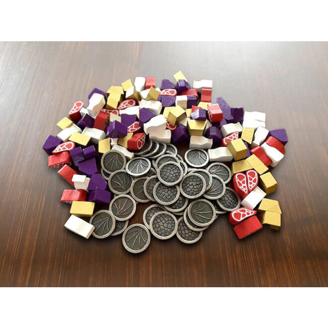 Wyrmspan: Upgrade Pack (Metal Coins & Wooden Resources)