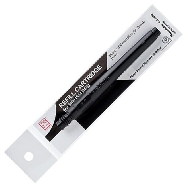 Zig Cartoonist Brush Pen- Black Ink Refill Cartridge