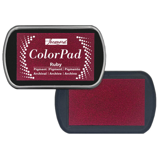 Jacquard Colorpad Pigment Inkpad Ruby