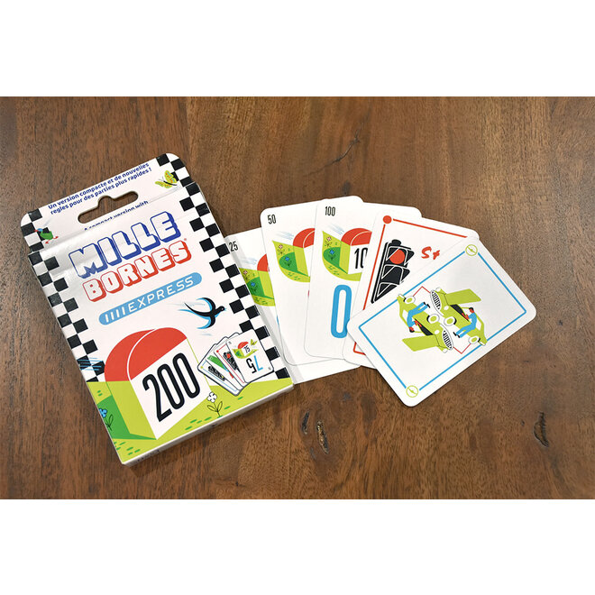 Mille Bornes Express Card Game