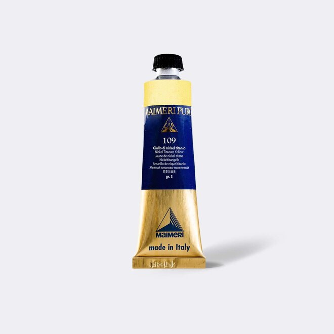 Maimeri Puro Extra Fine Oil Paint 40Ml Nickel Titanate Yellow