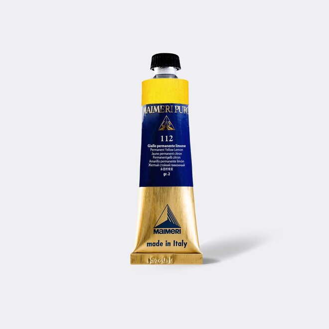 Maimeri Puro Extra Fine Oil Paint 40Ml Permanent Yellow Lemon