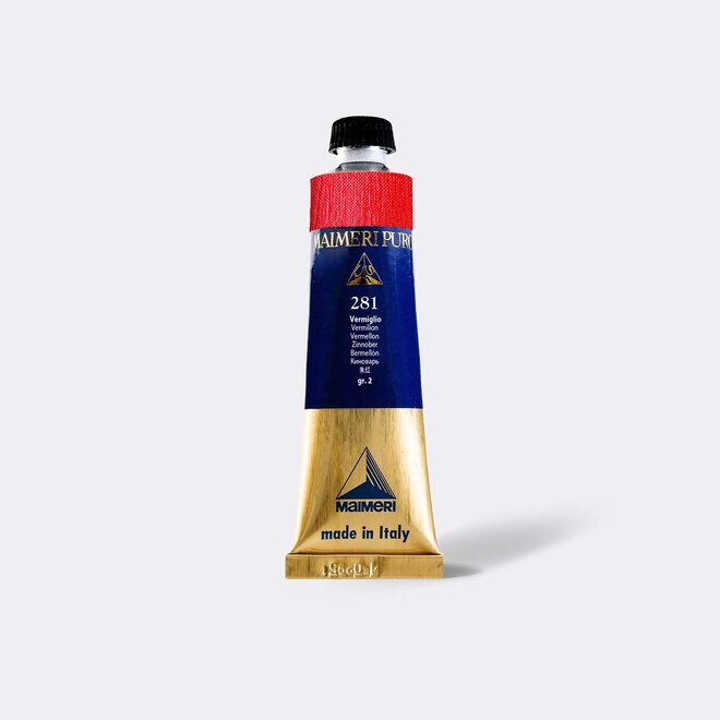 Maimeri Puro Extra Fine Oil Paint 40Ml Vermillon 281