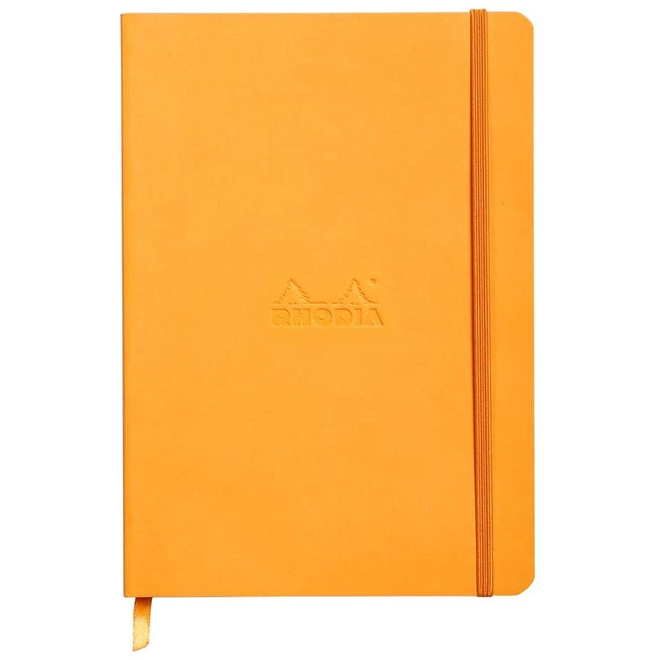 Rhodiarama - Softback Lined - Orange 5.75X8.5