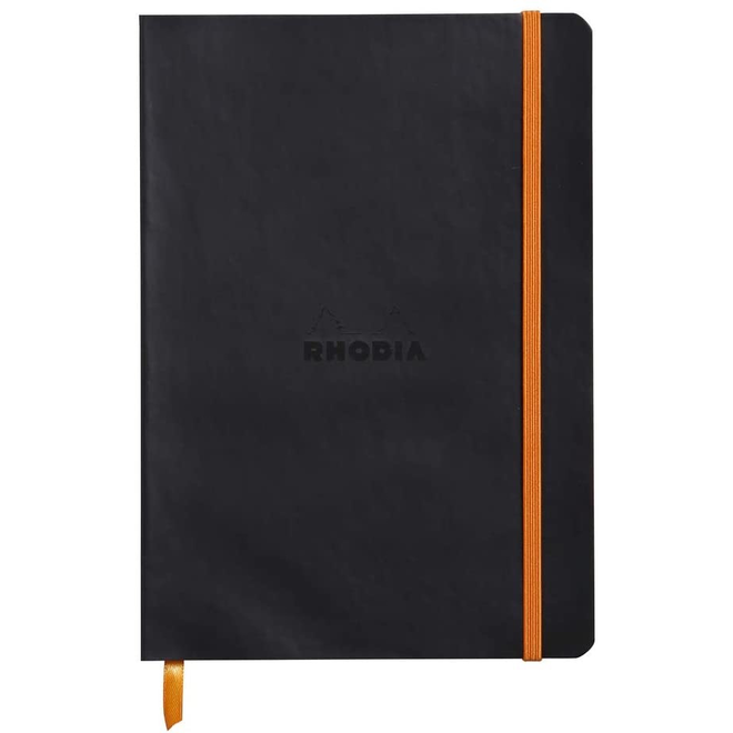 Rhodiarama - Softback Dot - Black 5.75X8.5