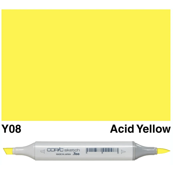 Copic Sketch Y08 Acid Yellow