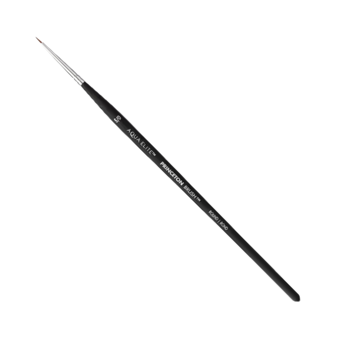 Princeton Aqua Elite Synthetic Kolinsky Sable Watercolor Brushes,  Round 5/0