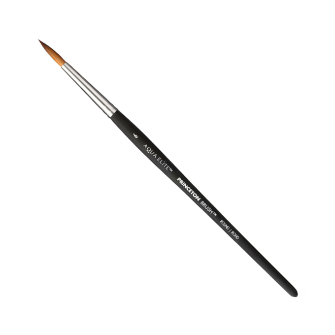 Princeton Aqua Elite Synthetic Kolinsky Sable Watercolor Round 6