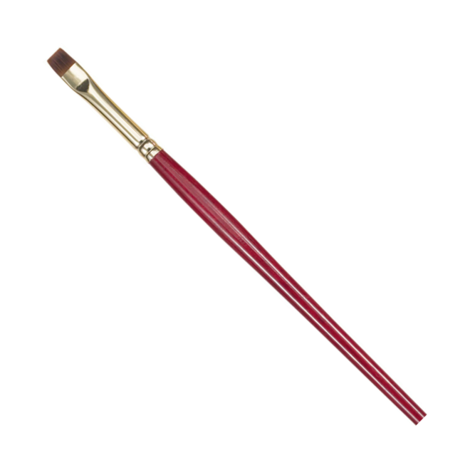 Princeton Heritage Synthetic Sable Watercolor & Acrylic Brushes, Bright Shader 8