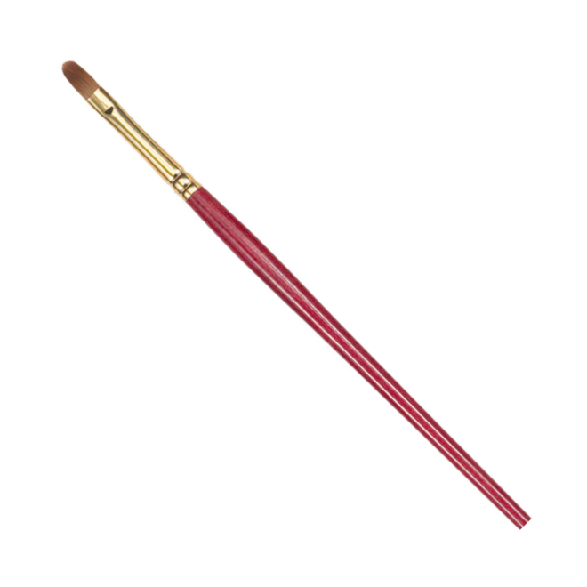Princeton Heritage Synthetic Sable Watercolor & Acrylic Brushes, Cat'S Tongue 6