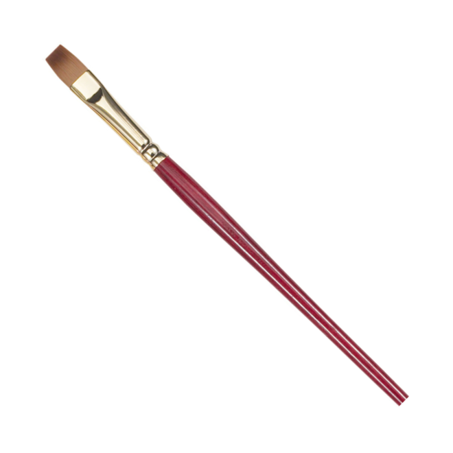 Princeton Heritage Synthetic Sable Watercolor & Acrylic Brushes, Flat  Shader 6