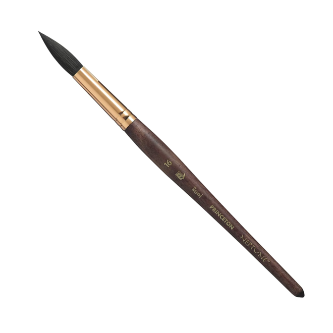 Princeton Neptune Synthetic Squirrel Watercolor Brushes, Size 16