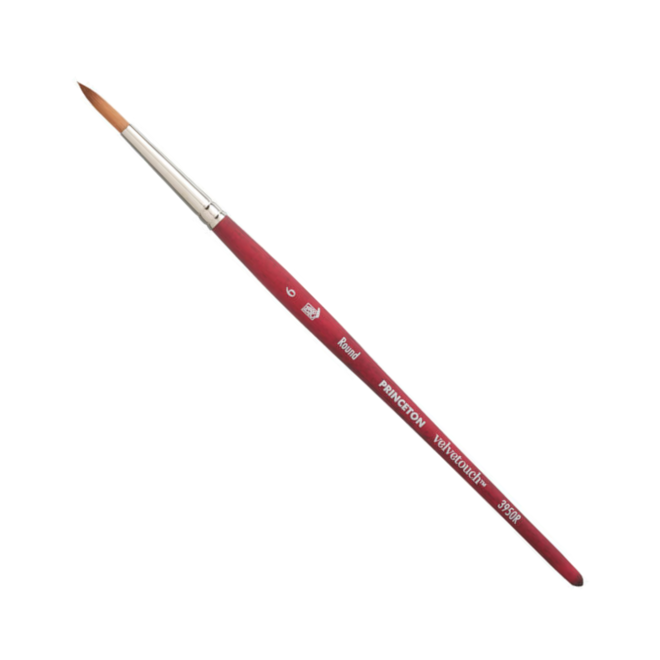 Princeton Velvetouch Synthetic Mixed Media Brush - Round 2