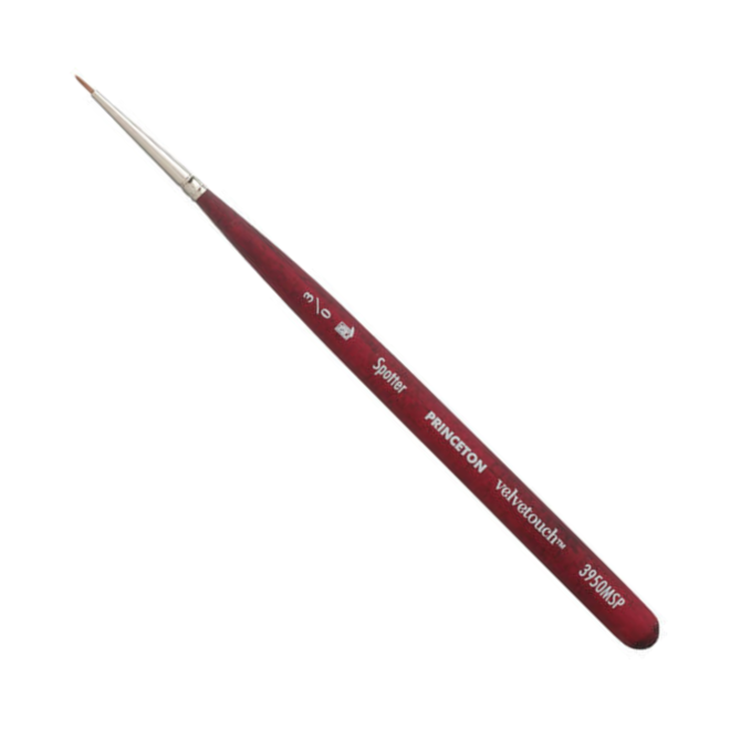 Princeton Velvetouch Mixed Media Brush - Mini Spotter 3/0