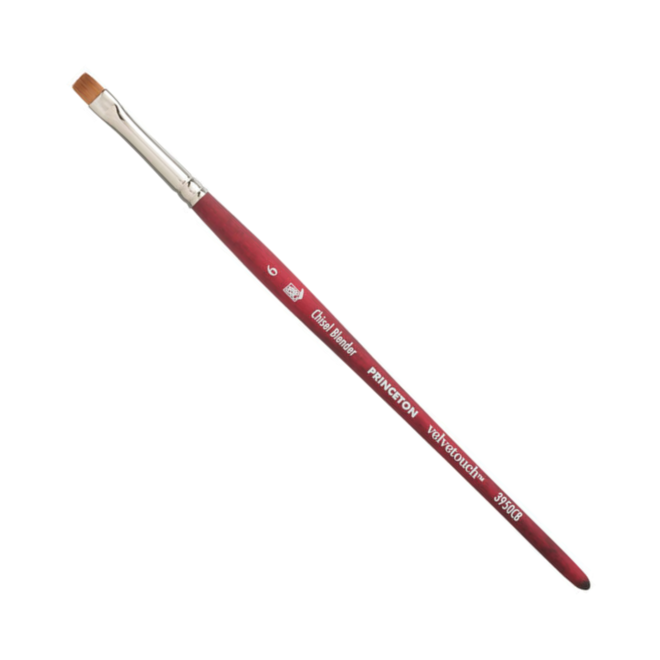Princeton Velvetouch Mix Media Brush Chisel Blender 6
